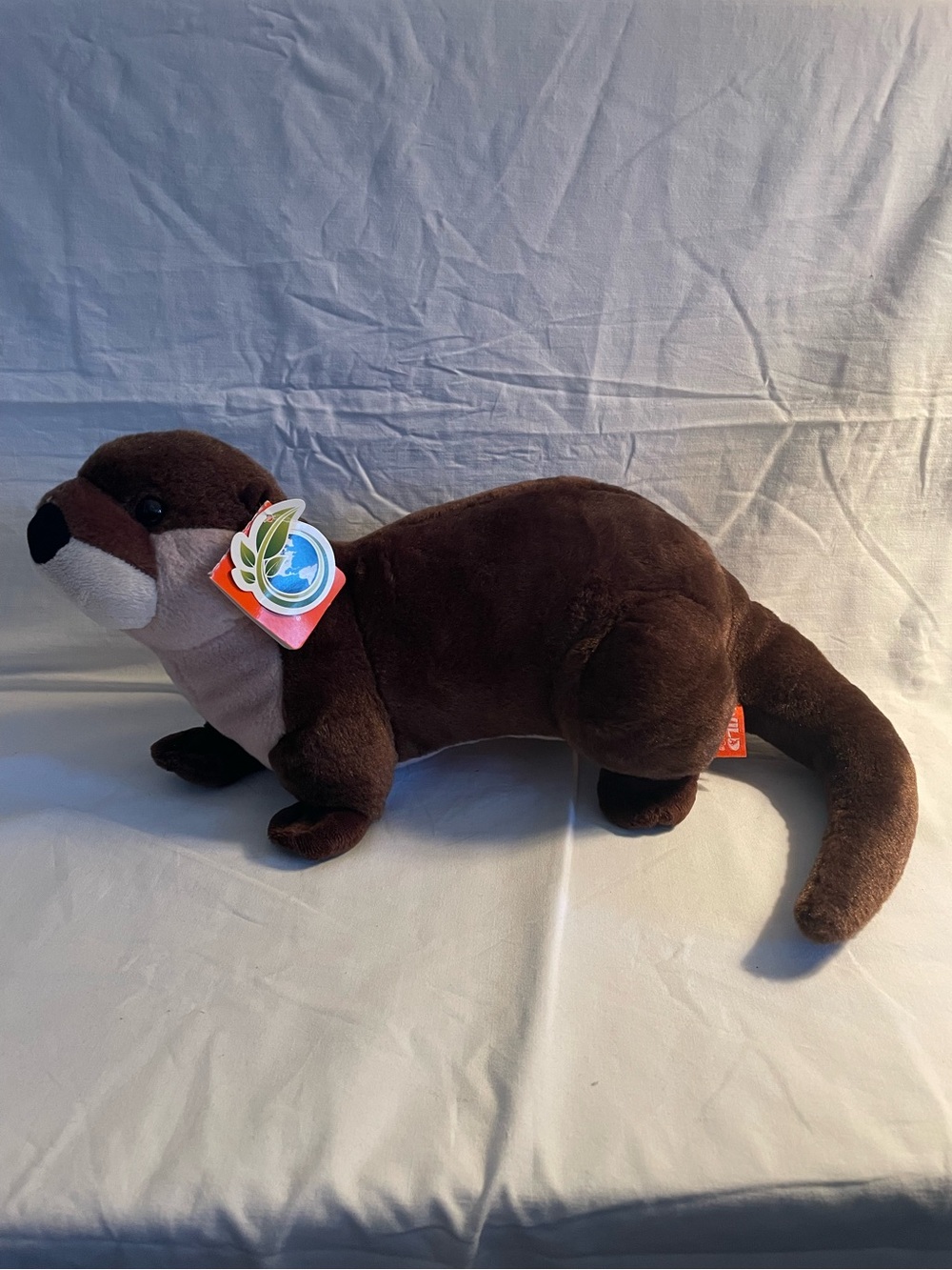 NWT Wild Republic Plush Otter Stuffed Animal - Soft Toy Hard eyes - Picture 2 of 10
